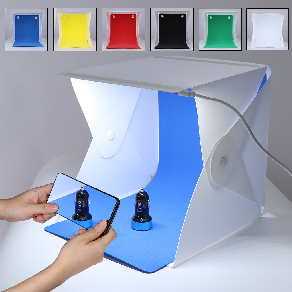 Softbox Portable Strip - Mini Opvouwbare Fotocabine Softbox Kleine Led-Lampjes
