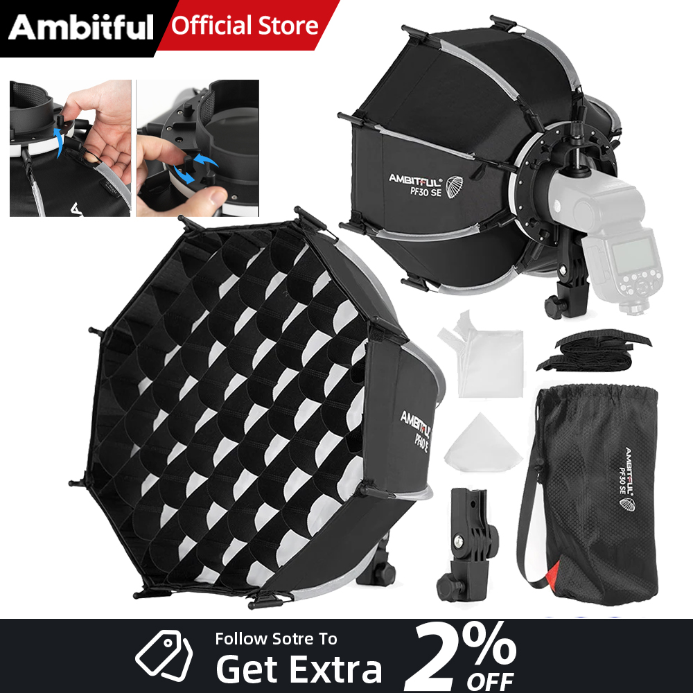Godox Speedlite Flash - Ambitieuze PF30/PF40 30cm/40cm mini Speedlite draagbare