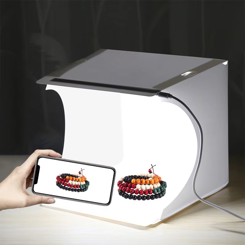 Softbox Portable Strip - Opvouwbare fotostudio-cabine Softbox Kleine LED-verlichting Draagbare