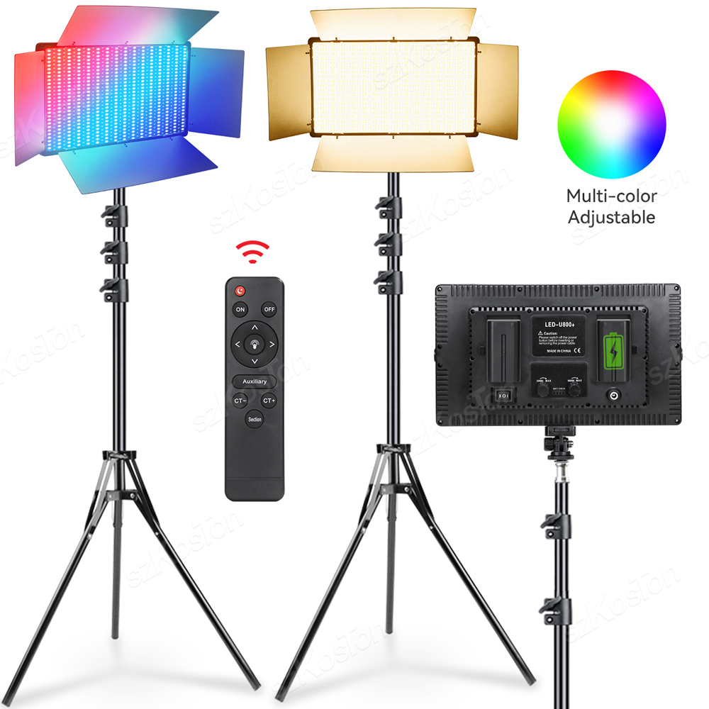 Photography Lighting Uk - Rgb Led Video Verlichting Kits Foto