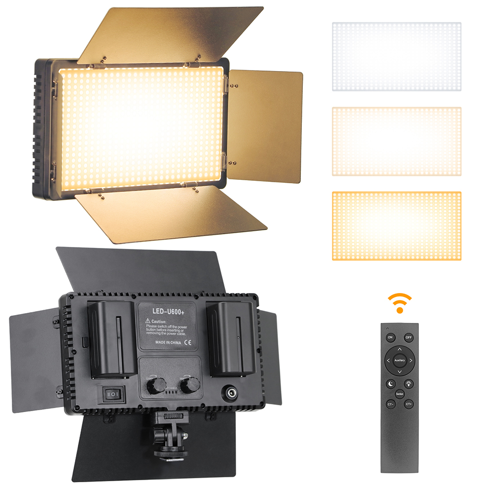 Photography Lighting Uk - U800 600 Led Video Panel Light
