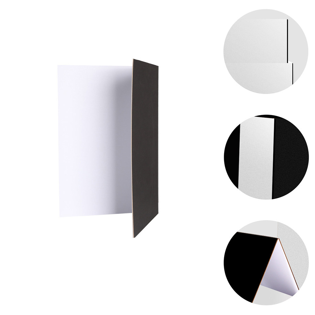 Photography Lighting And Backdrop - Zwart-wit opvouwbaar reflectorbord fotografie reflecterend karton