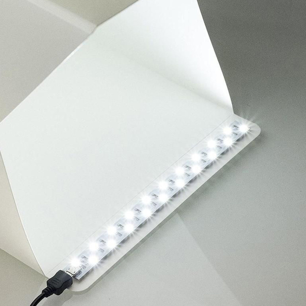 Softbox Portable Strip - LED-lichtbalk softbox 20 cm, draagbare fotostudio-verlichtingsstrip,