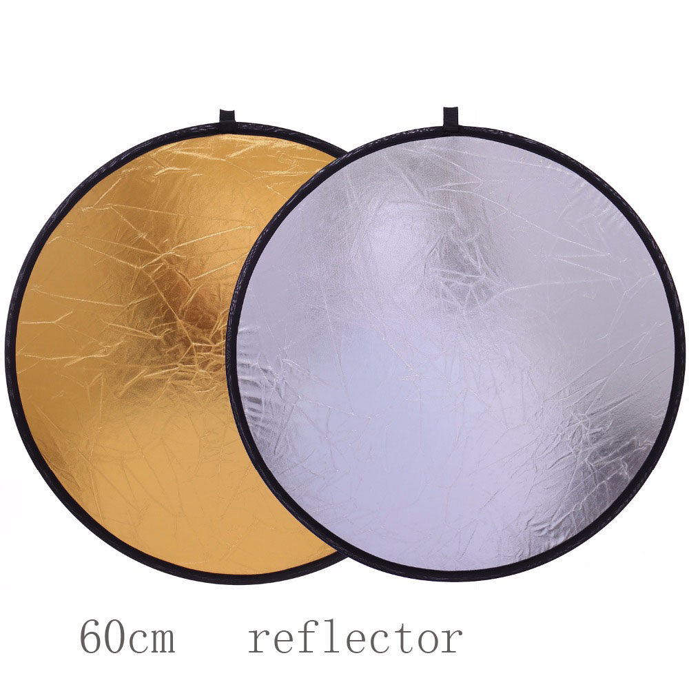 Reflector Disc Silver - 60 cm 2in1 Houvast Multi Opvouwbare