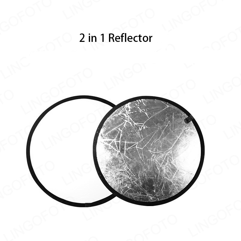 Reflector Disc Silver - 2 in 1, 40 cm opvouwbare