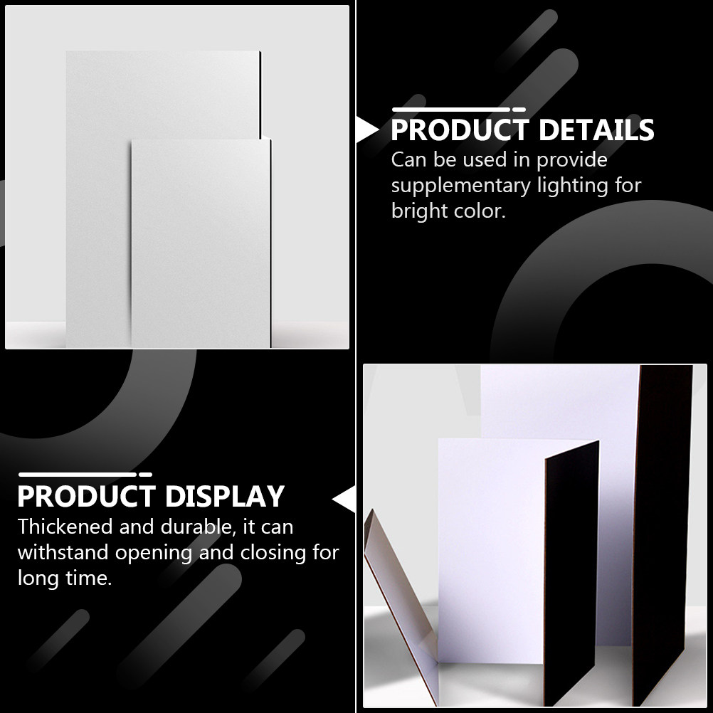 Photography Lighting And Backdrop - Zwart-wit opvouwbaar reflectorbord fotografie reflecterend karton