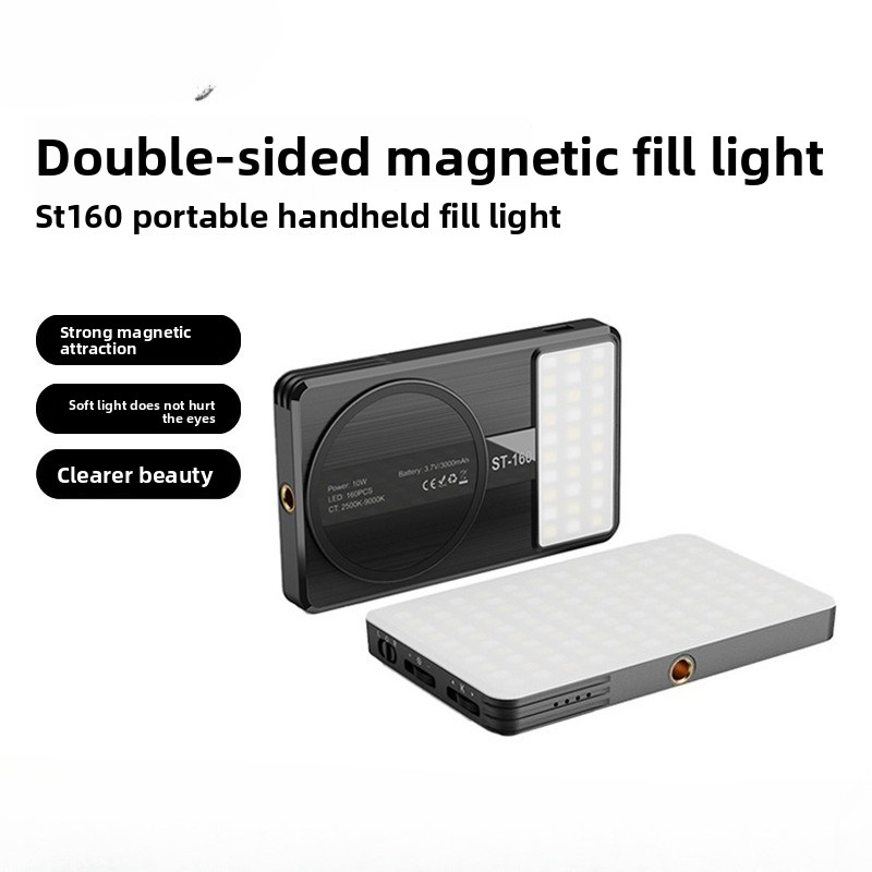 Photography Lighting Color - Dubbelzijdig magnetisch invullicht Mobiele telefoon Live