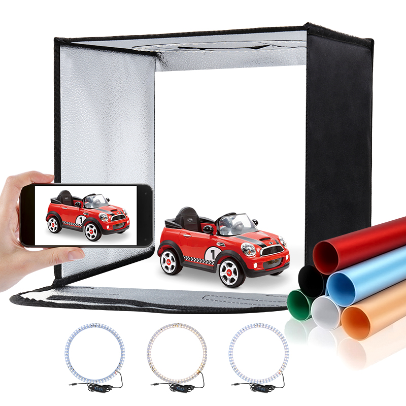 Photography Lighting And Backdrop - 11,8 x 11,8 inch opvouwbare fotostudio-lichtbak