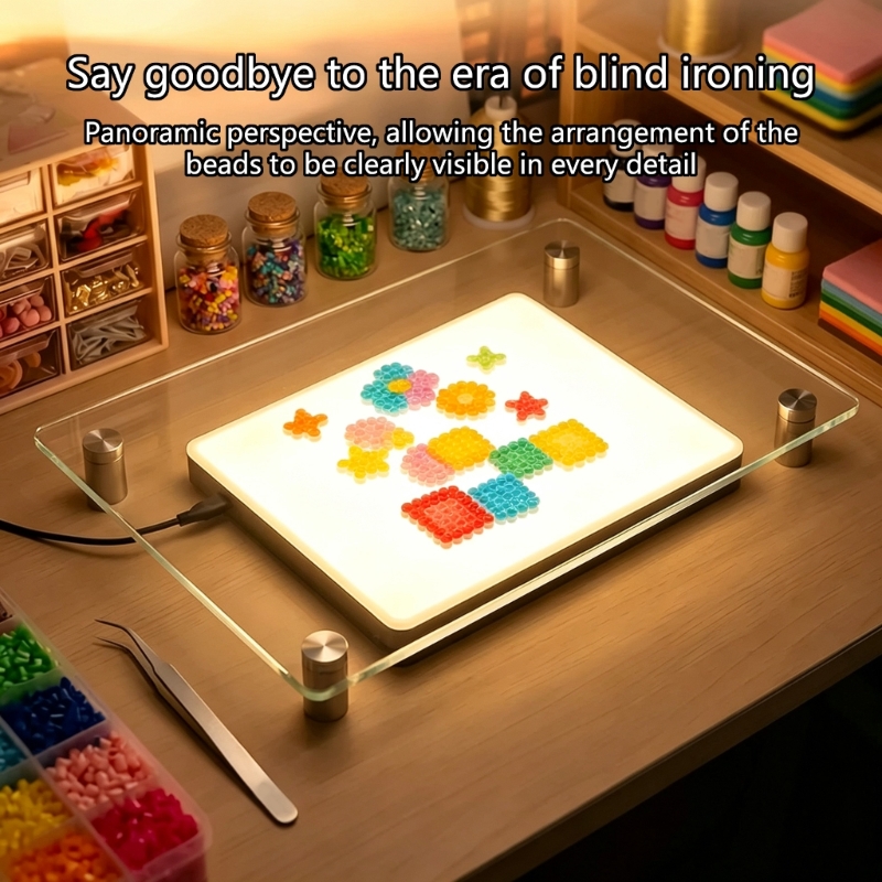 Video Light Panel Led - USB LED-telefooninvullicht met 3 lichttonen, vierkant