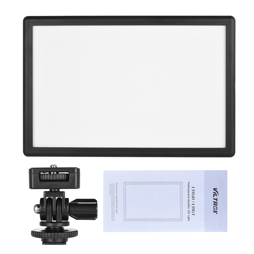 Video Light Panel Led - Viltrox L116T LCD tweekleurige en dimbare