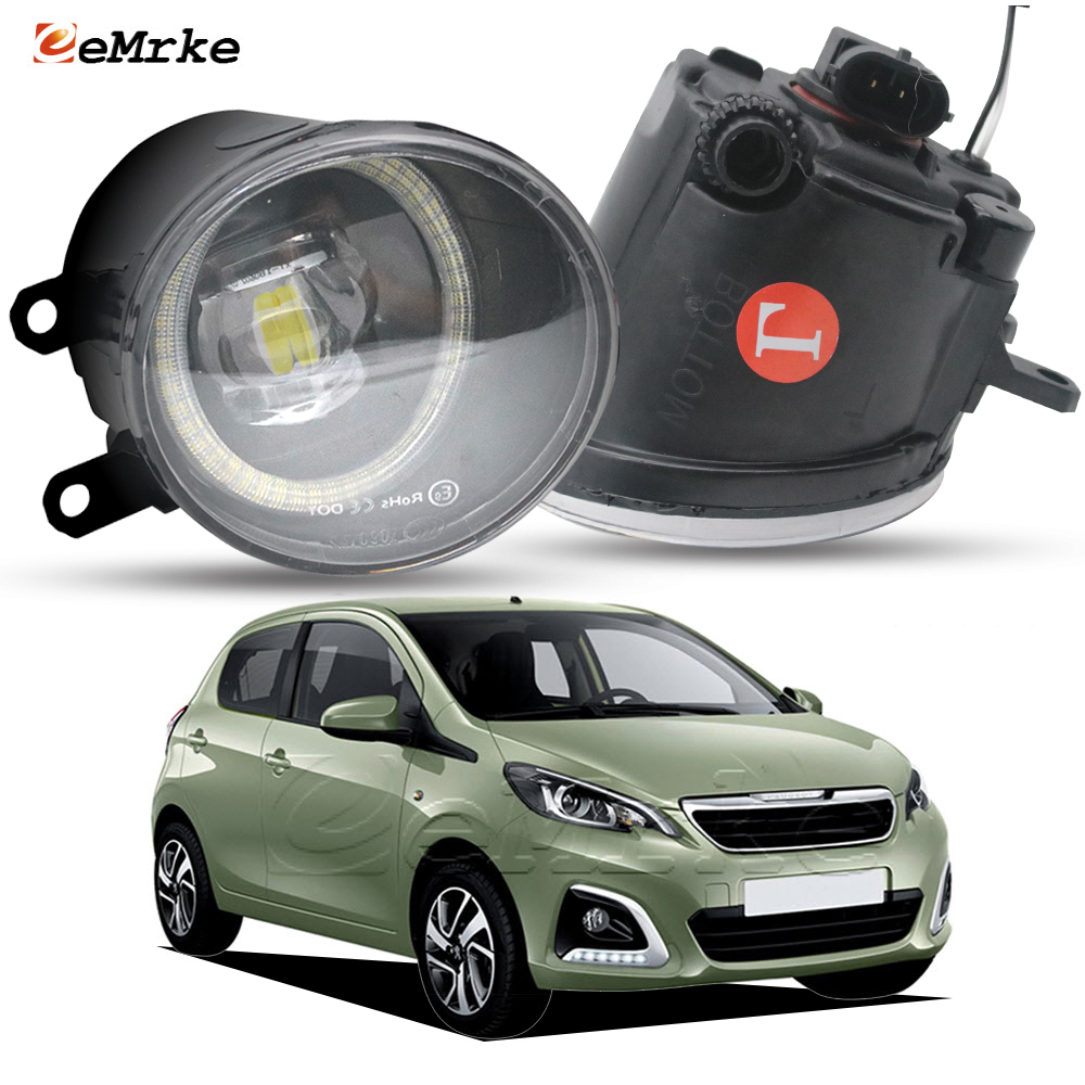 Led Ring Light 18 - LED Mistlamp PTF Lens voor Peugeot