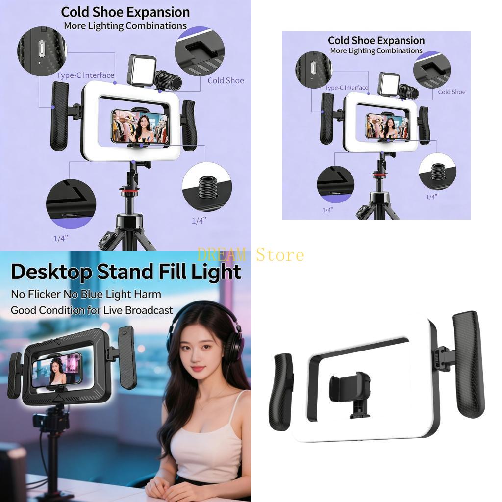Photography Lighting Color - Handheld draagbaar licht 360 licht instelbare