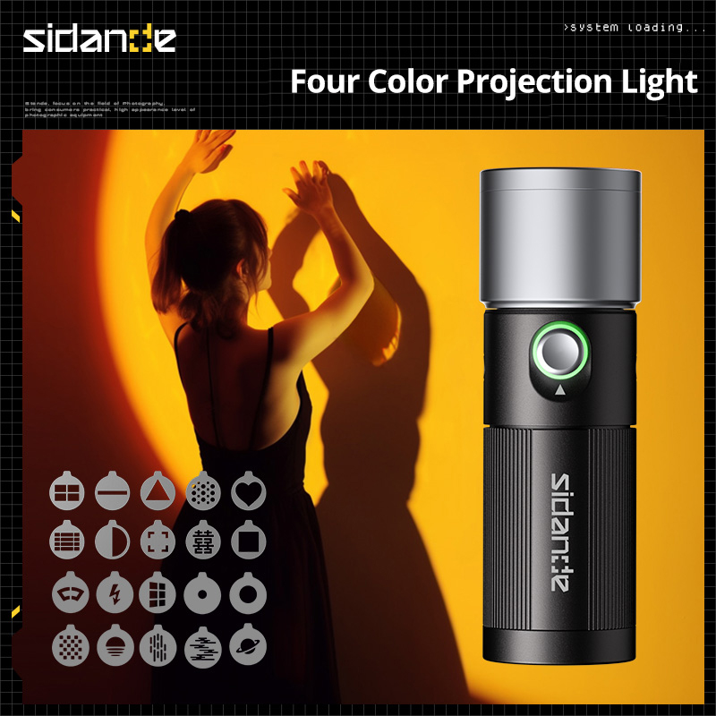 Photography And Videography Lighting - Sidande Videografie Zaklamp Zoombare Fotografie Vul