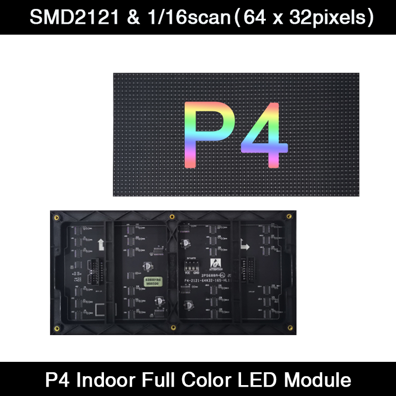 Video Light Panel Led - AiminRui Hoge Resolutie P4 Indoor 1/16