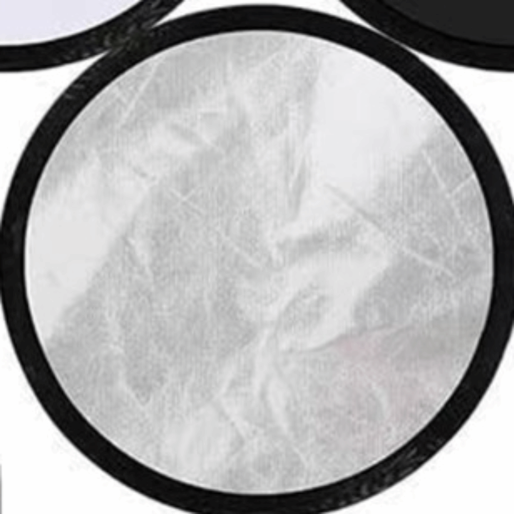 Reflector Disc Silver - 30cm Fotografie Lichtreflector 5-in-1 Kit Zilver