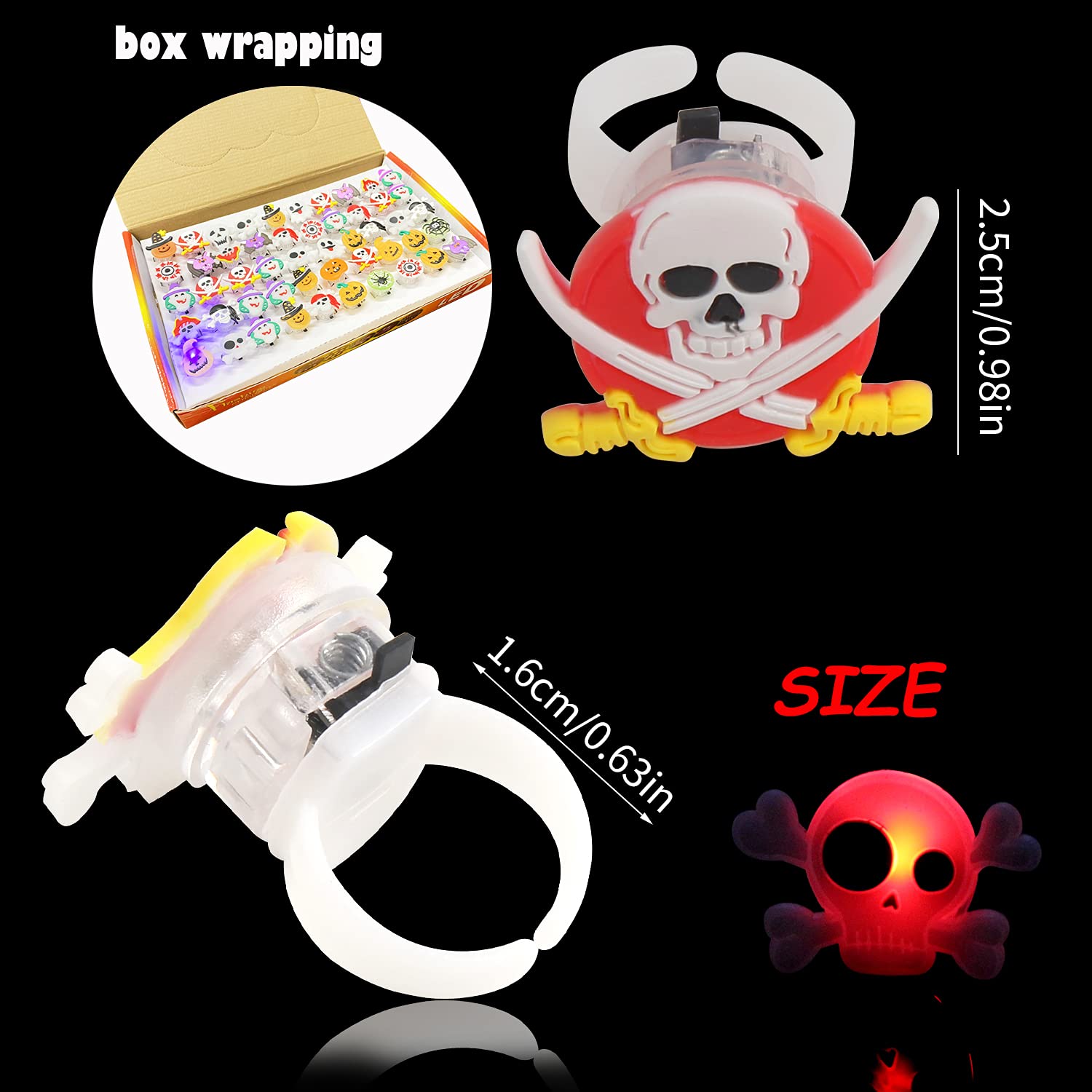 Halloween oplichtende ringen v - Led Ring Light 18 recensie en prijs