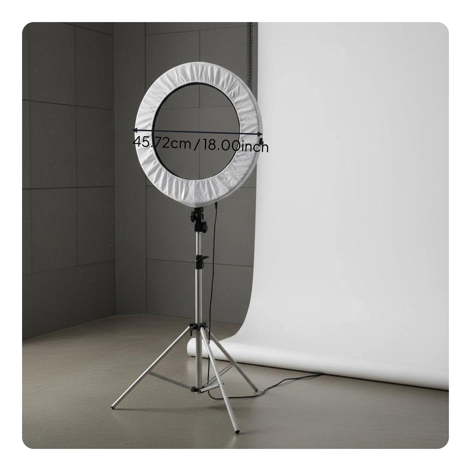 Foto-lichtkap Lichtgewicht nyl - Led Ring Light 18 recensie en prijs