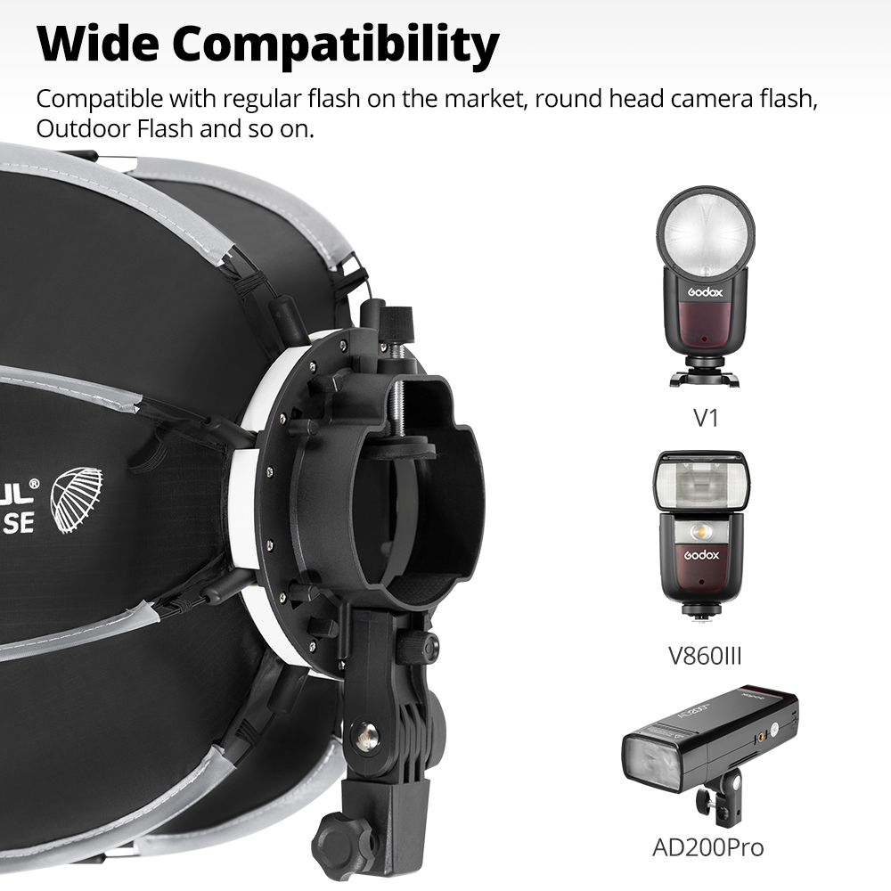 Ambitieuze PF30/PF40 30cm/40cm - Godox Speedlite Flash recensie en prijs
