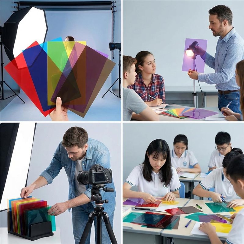 ABDJ-A4 PVC-platen in 9 kleure - Photography Lighting Diy recensie en prijs