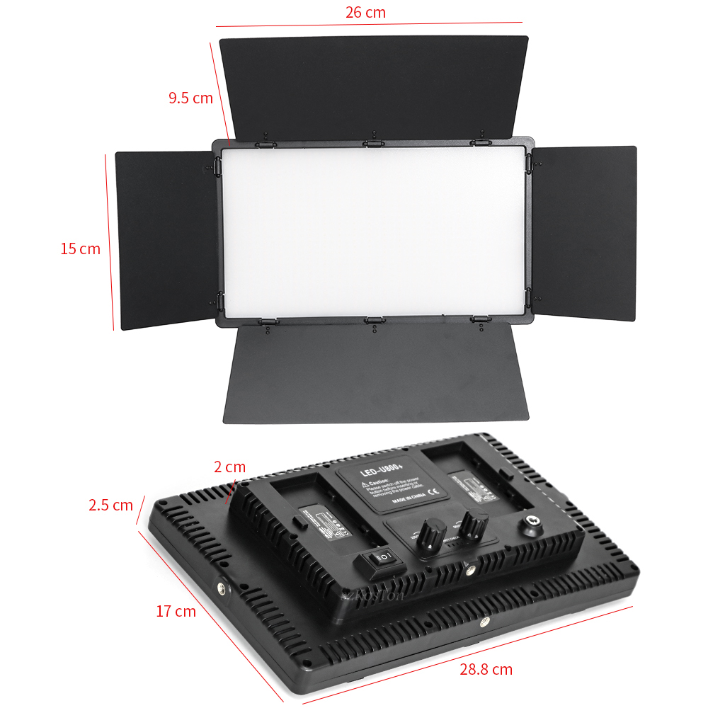 U800 Led Fotostudio Licht Voor - Video Light Panel Led recensie en prijs