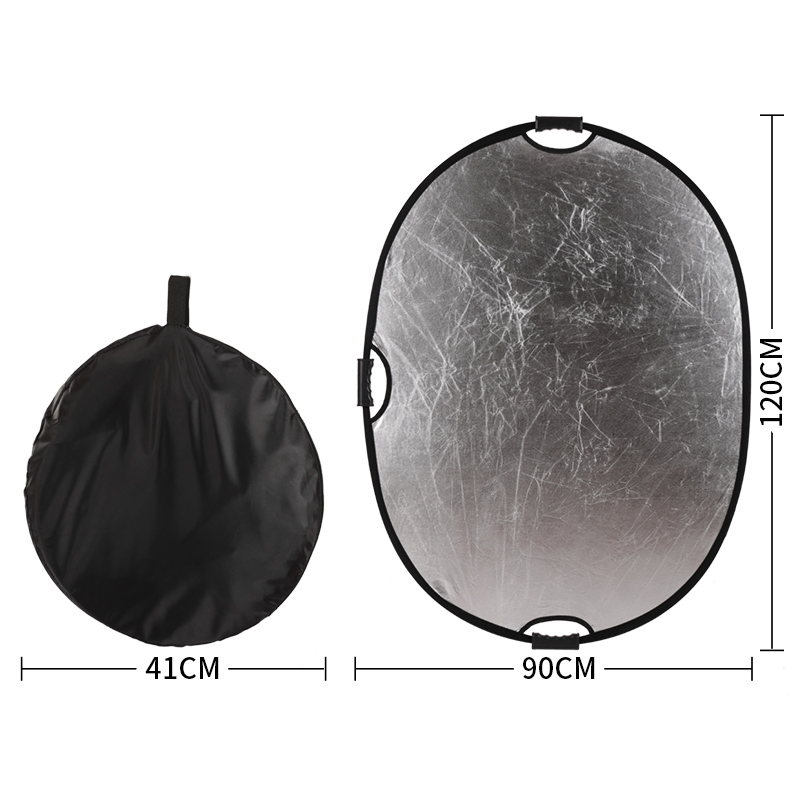 Draagbare 2-in-1 35x47inch/90x - Reflector Disc Silver recensie en prijs