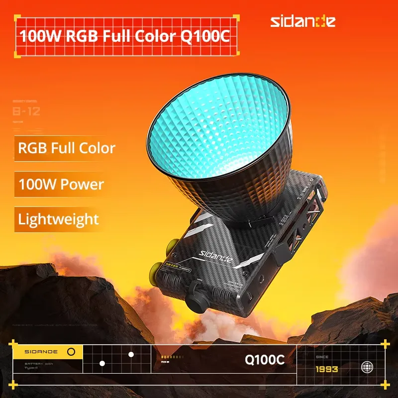 Merk Sidande Q100C Q100Lite Op - Photography Lighting Color recensie en prijs