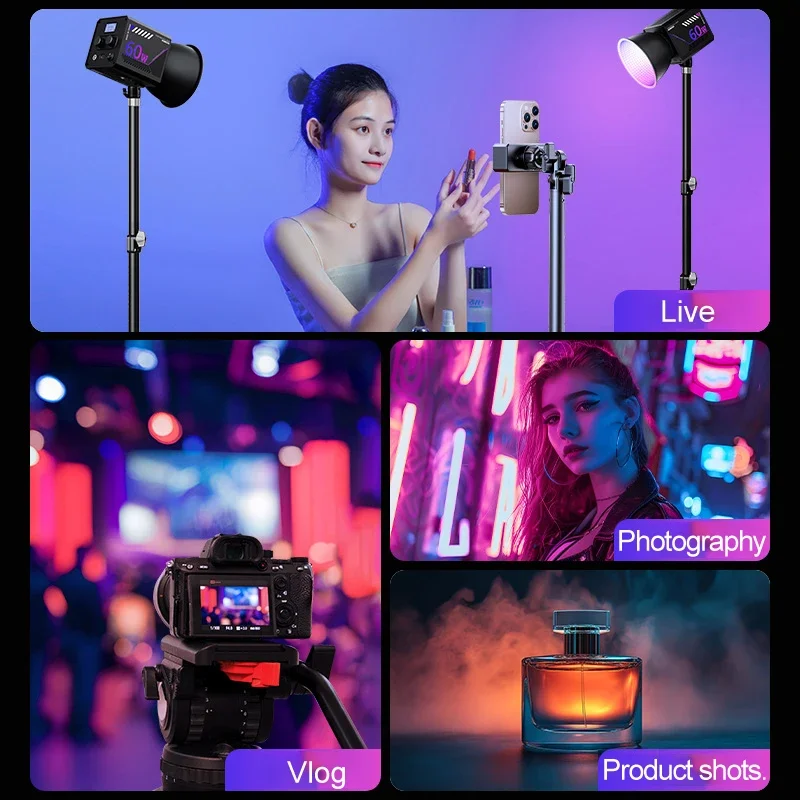 RGB-videolamp Draagbare LED-fo - Photography Lighting Uk recensie en prijs