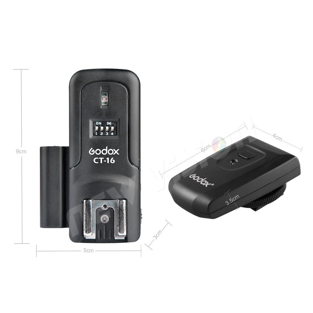 Godox CT-16 16-kanaals draadlo - Godox Speedlite Flash recensie en prijs