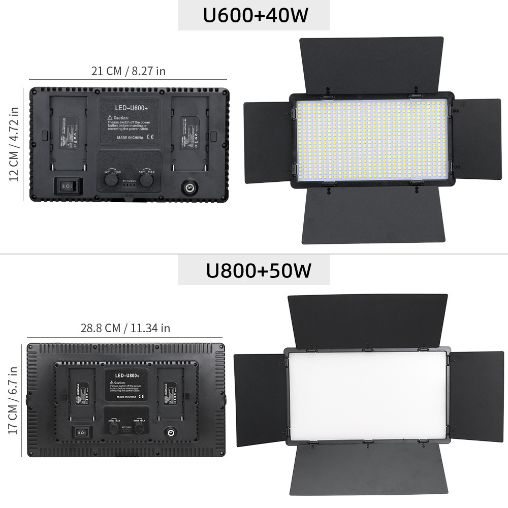 U800 600 Led Video Panel Light - Photography Lighting Uk recensie en prijs