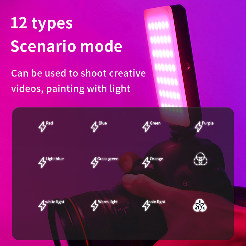 RGB-videolamp Draagbare LED-ca - Video Light Panel Led recensie en prijs