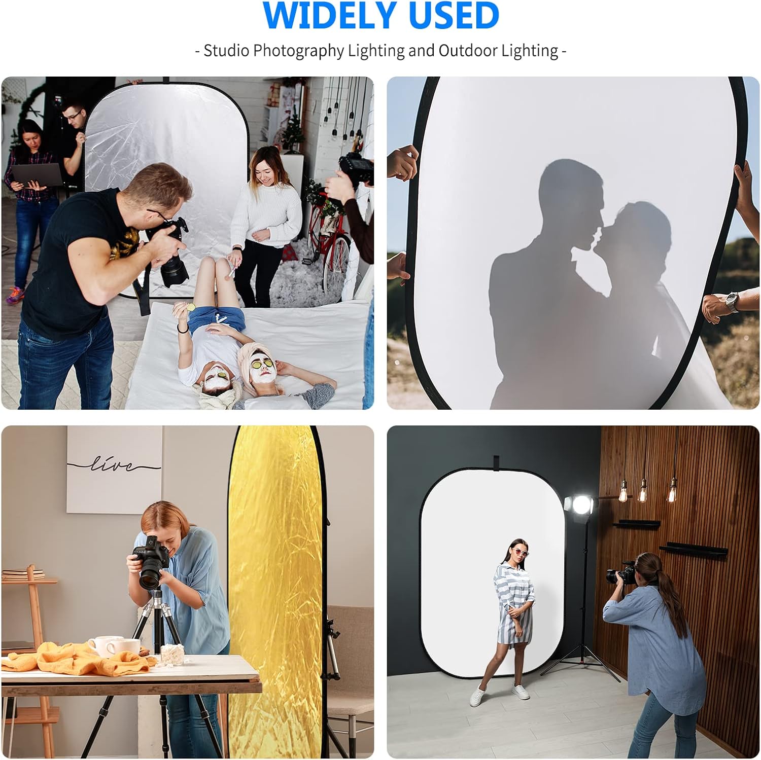 Fotografie Lichtreflector 59x7 - Reflector Disc Silver recensie en prijs