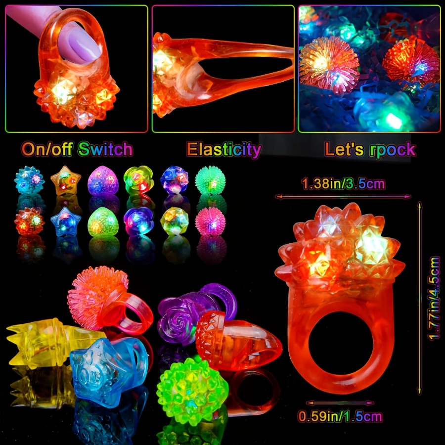 10 stuks LED oplichtende jelly - Led Ring Light 18 recensie en prijs