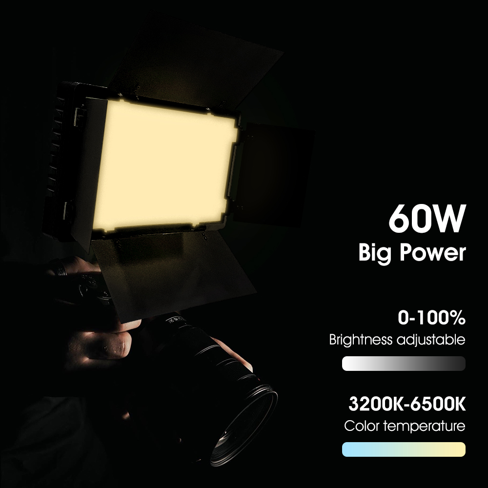 Draagbare Videolamp DS60BI Fot - Photography Lighting Uk recensie en prijs