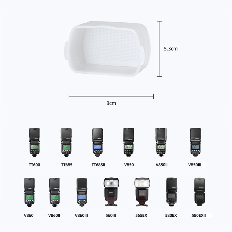 Flash Diffuser Dome Bounce Fit - Godox Speedlite Flash recensie en prijs