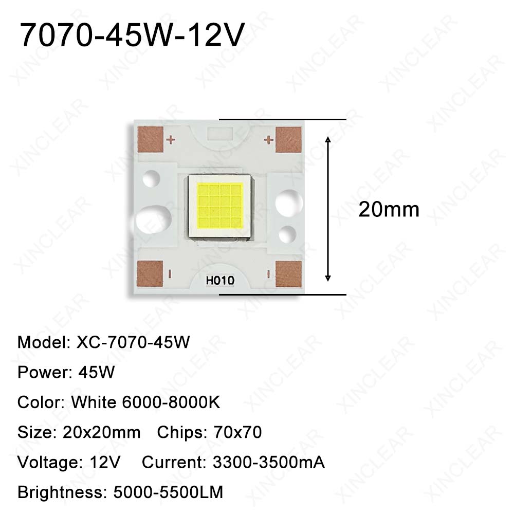 SMD 5050 7070 LED-chip 20W 45W - Photography Lighting Diy recensie en prijs
