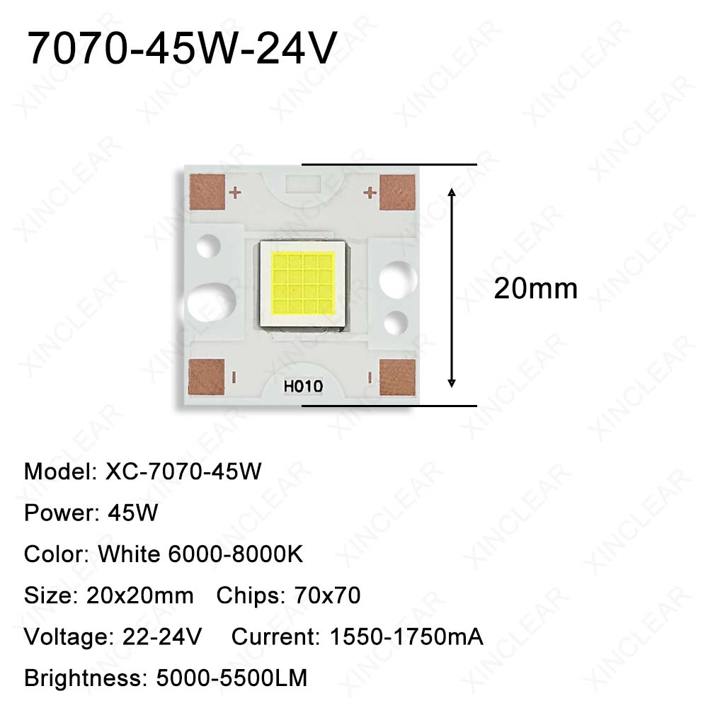 SMD 5050 7070 LED-chip 20W 45W - Photography Lighting Diy recensie en prijs