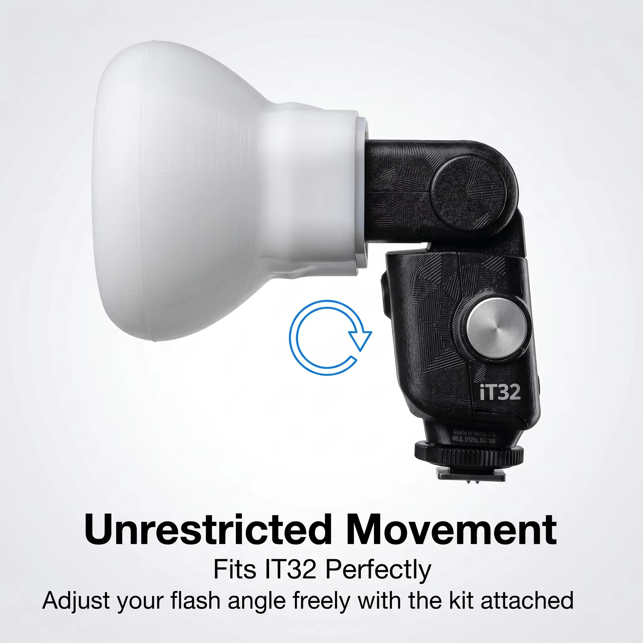 Siliconen flitsdiffuserkap com - Photography Lighting No Shadows recensie en prijs