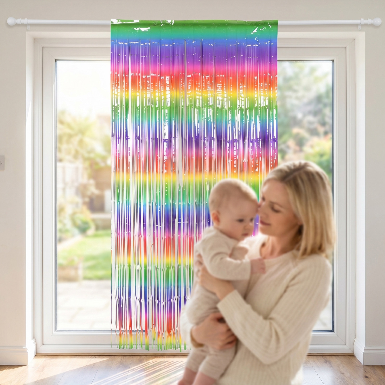 2 Stuks Regenboog Foliegordijn - Photography Lighting And Backdrop recensie en prijs