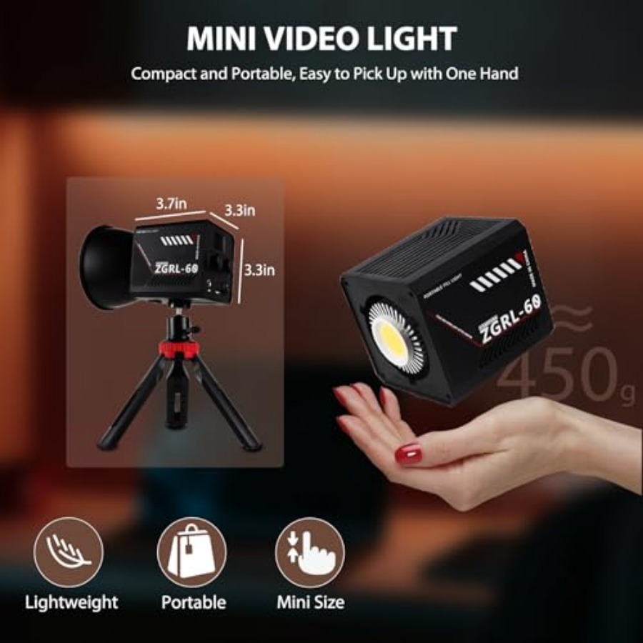 60W COB LED-videolamp Handheld - Photography Lighting Color recensie en prijs