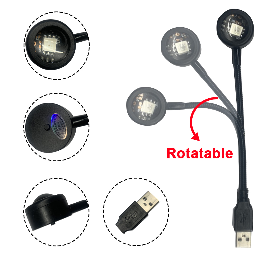 Mini LED-zonsonderganglamp USB - Photography Lighting Diy recensie en prijs