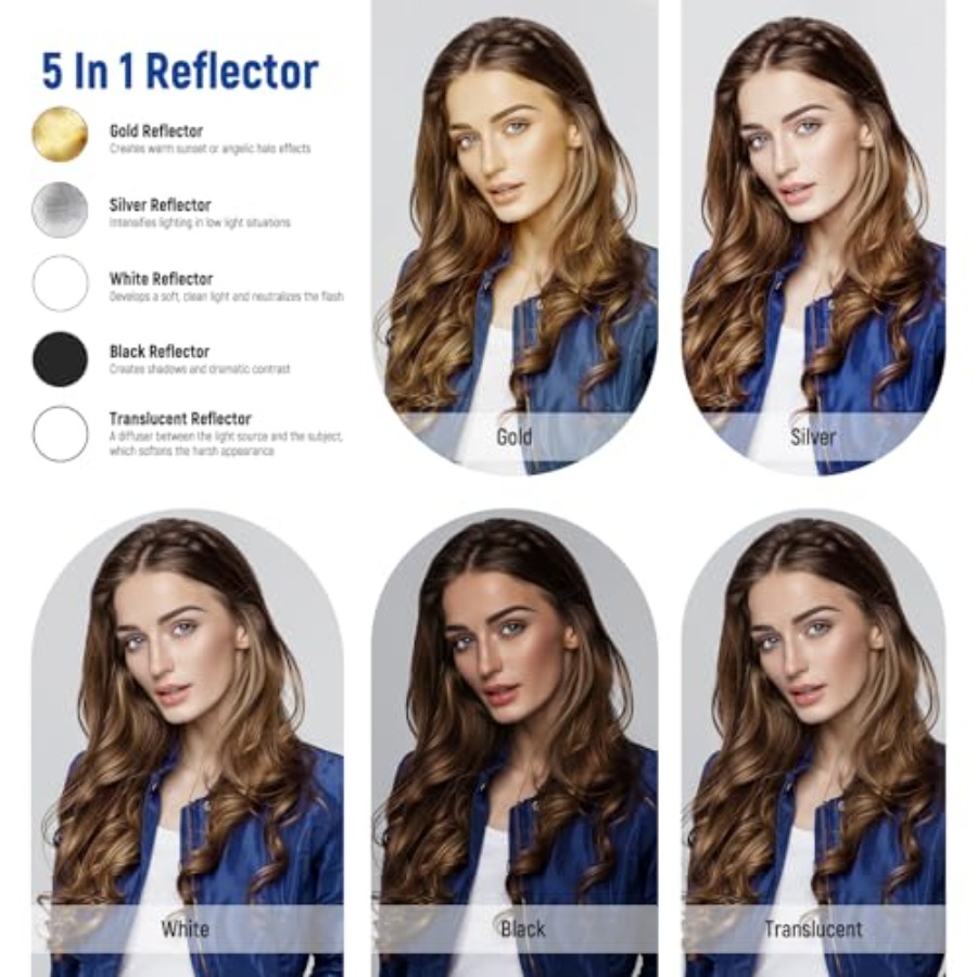 51 inch/130 centimeter lichtre - Reflector Disc Silver recensie en prijs