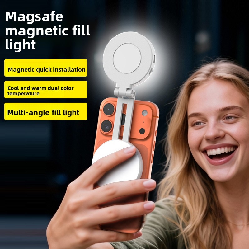Magsafe telefoon LED ringlamp, - Photography Lighting Color recensie en prijs