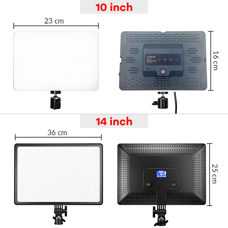 14 inch 10 inch LED Video Ligh - Video Light Panel Led recensie en prijs