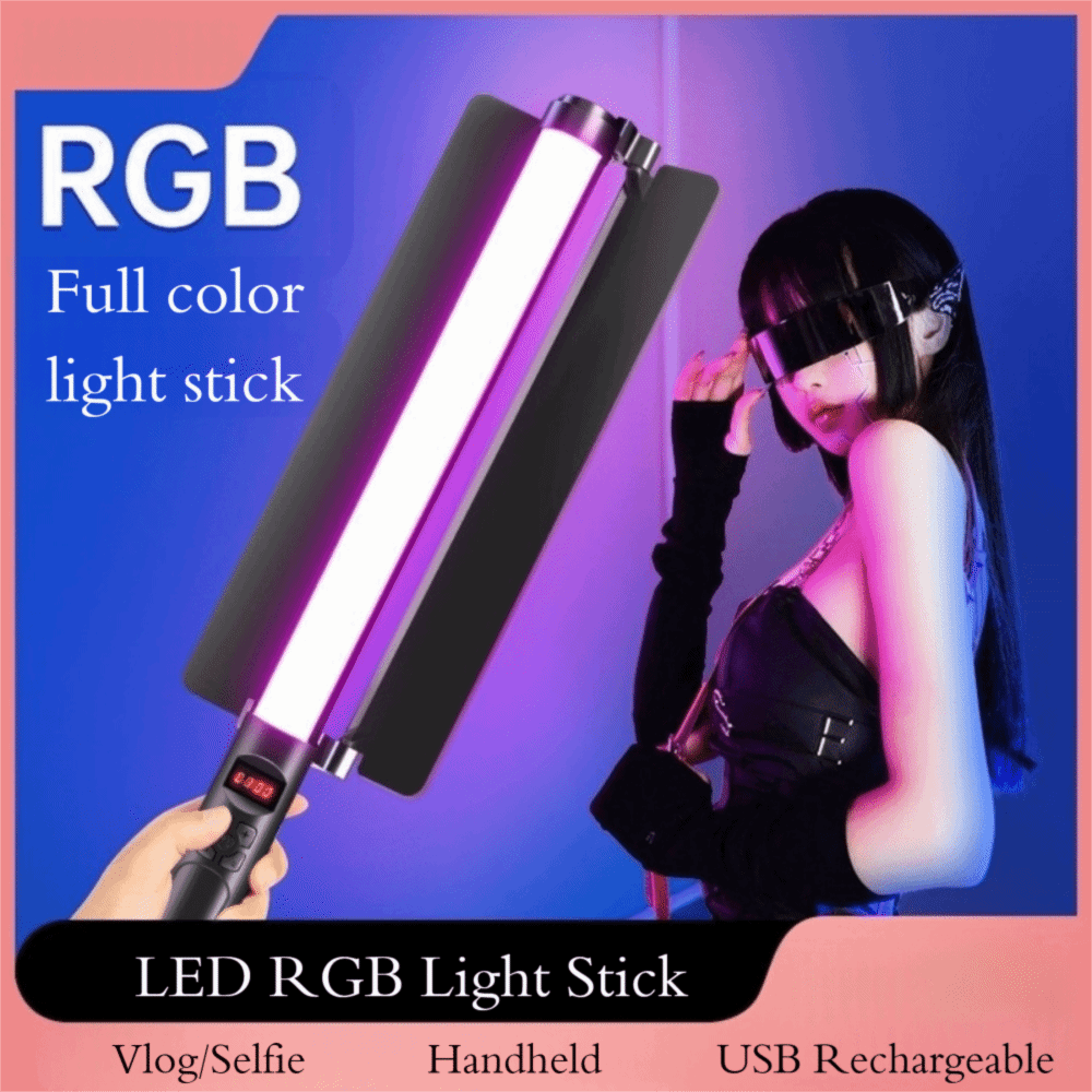 Handheld LED RGB Light Stick K - Photography Lighting Color recensie en prijs