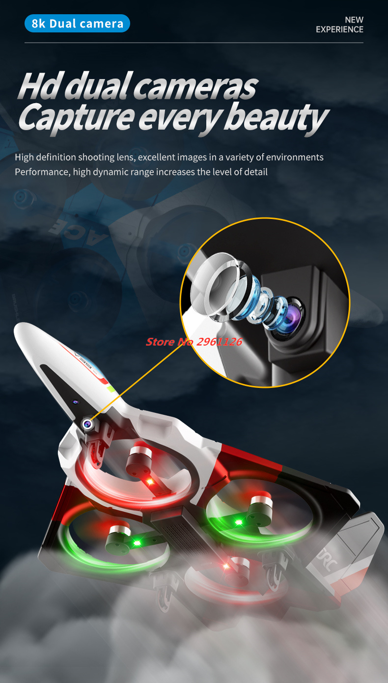 Mini Foam Drone 8K Dual Camera - Photography Lighting Beginners recensie en prijs