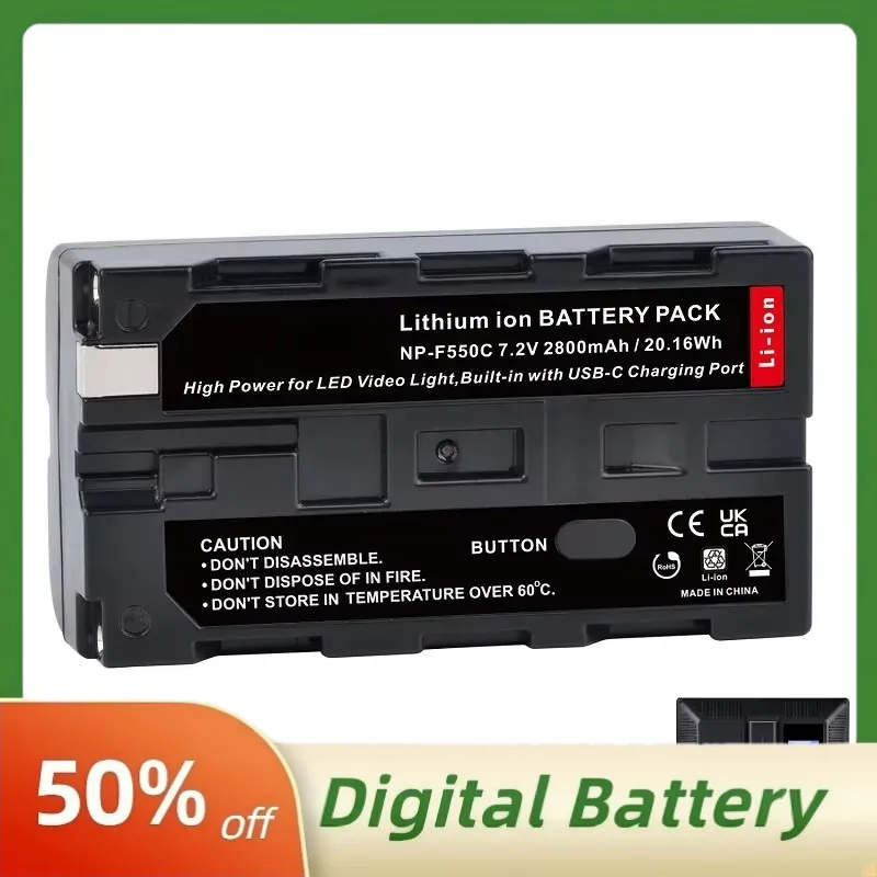 NP-F550C NP-F550 F570 Batterij - Video Light Panel Led recensie en prijs