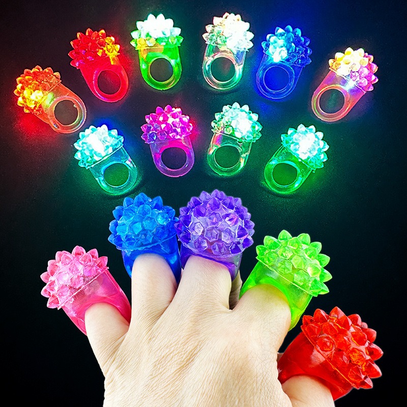 LED Light Up Ring Bumpy Rings  - Led Ring Light 18 recensie en prijs