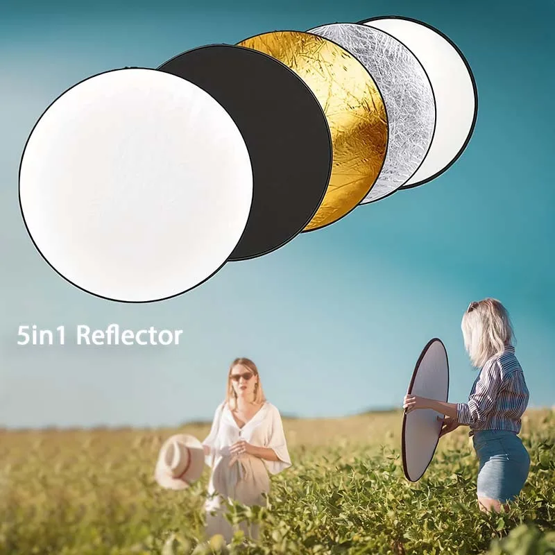 1-delige draagbare vijf-in-één - Reflector Disc Silver recensie en prijs