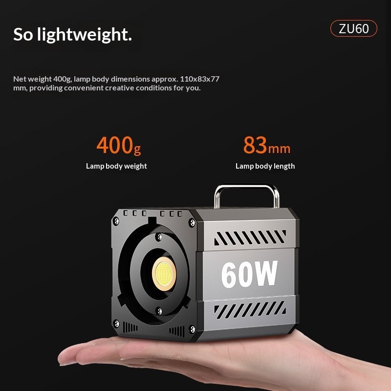 60W Mini COB LED Videolamp Dra - Photography And Videography Lighting recensie en prijs