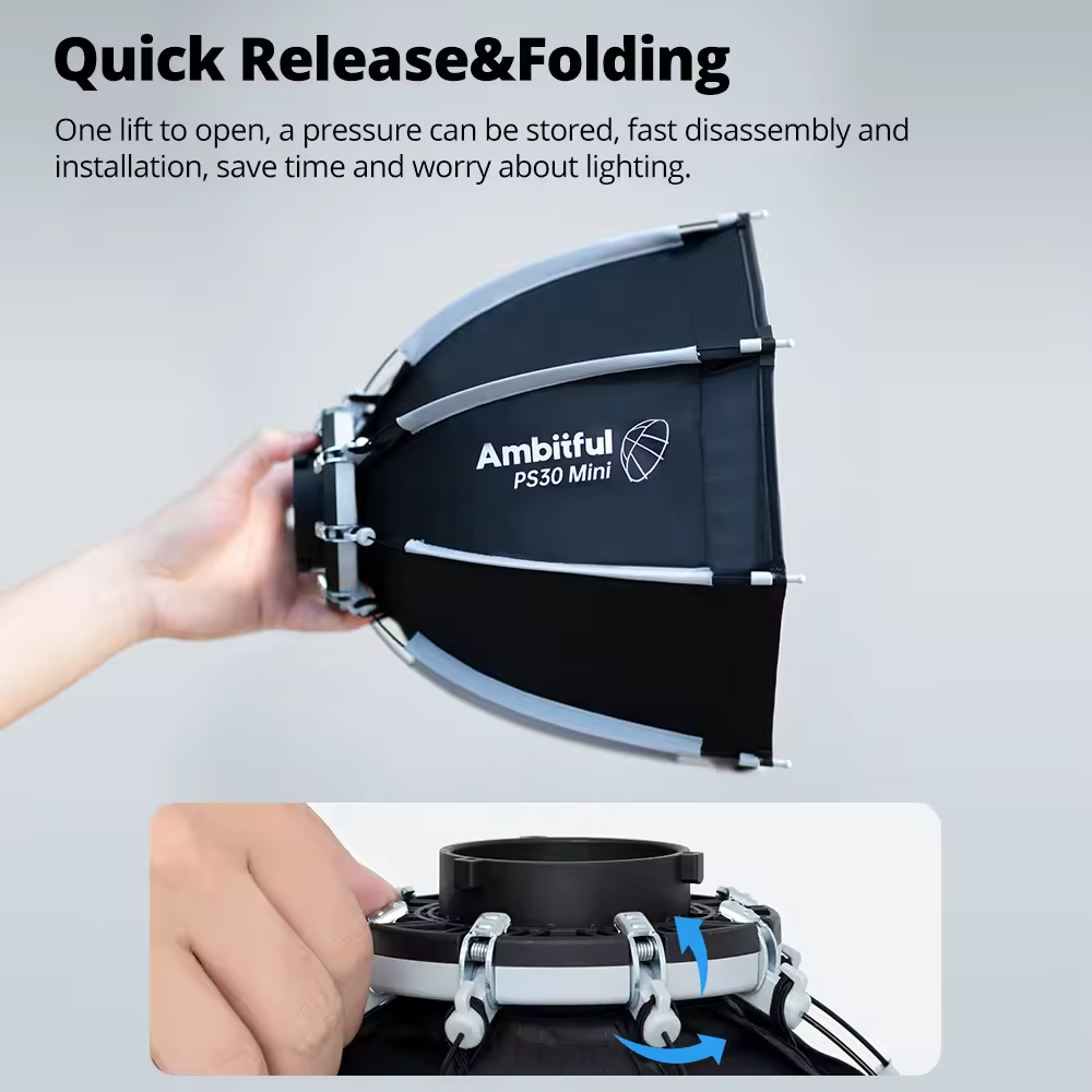 Ambitful PS22 PS30 Softbox Min - Photography And Videography Lighting recensie en prijs